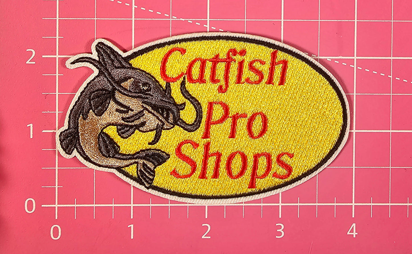 Catfish Pro Shops Embroidery Iron On Patch