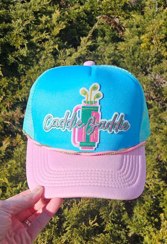 Caddie Baddie Golf Bag Custom Trucker Foam Hat