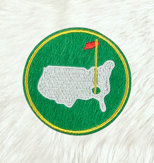 Golf USA Master Putting Green Embroidery Iron On Patch