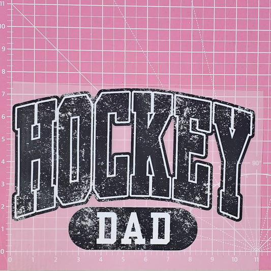 Hockey Dad Vintage DTF Iron On Transfers