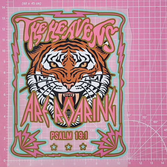 The Heavens Are Roaring DTF Iron On Transfers