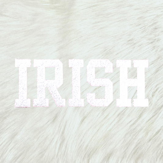 IRISH Fluffy Fuzzy Transfer Patch