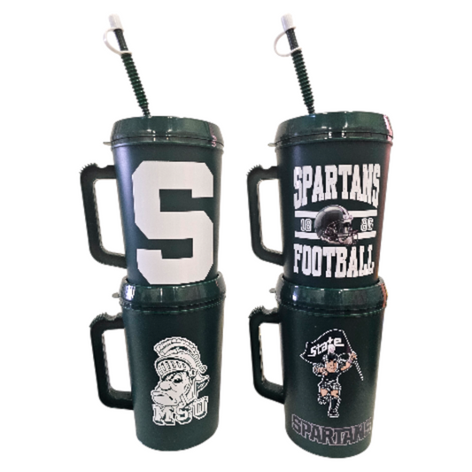 LIMITED EDITION Spartan Michigan State HIP SIPS Mega Trucker Mug 34oz