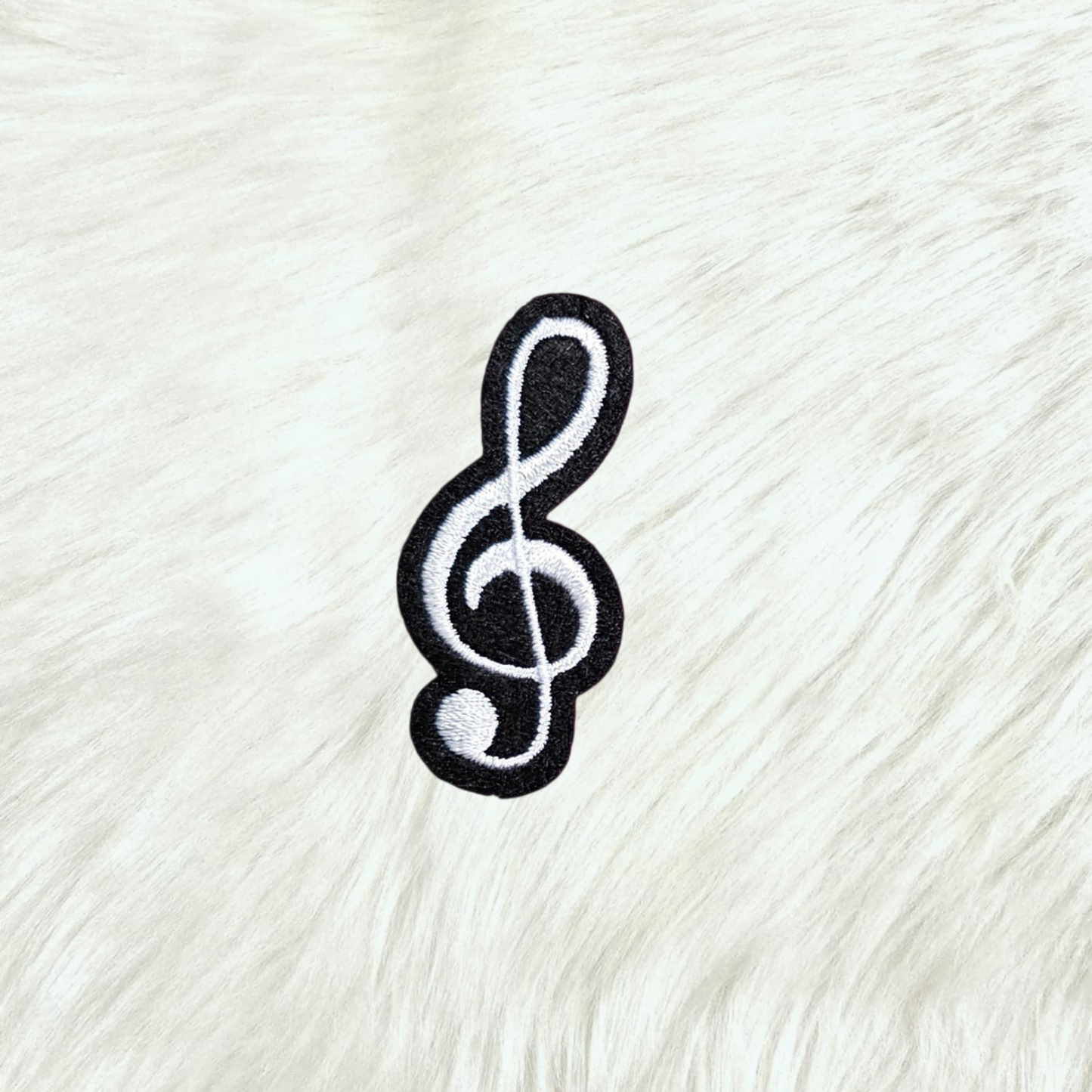 Treble Clef Music Band Note Embroidery On Patch