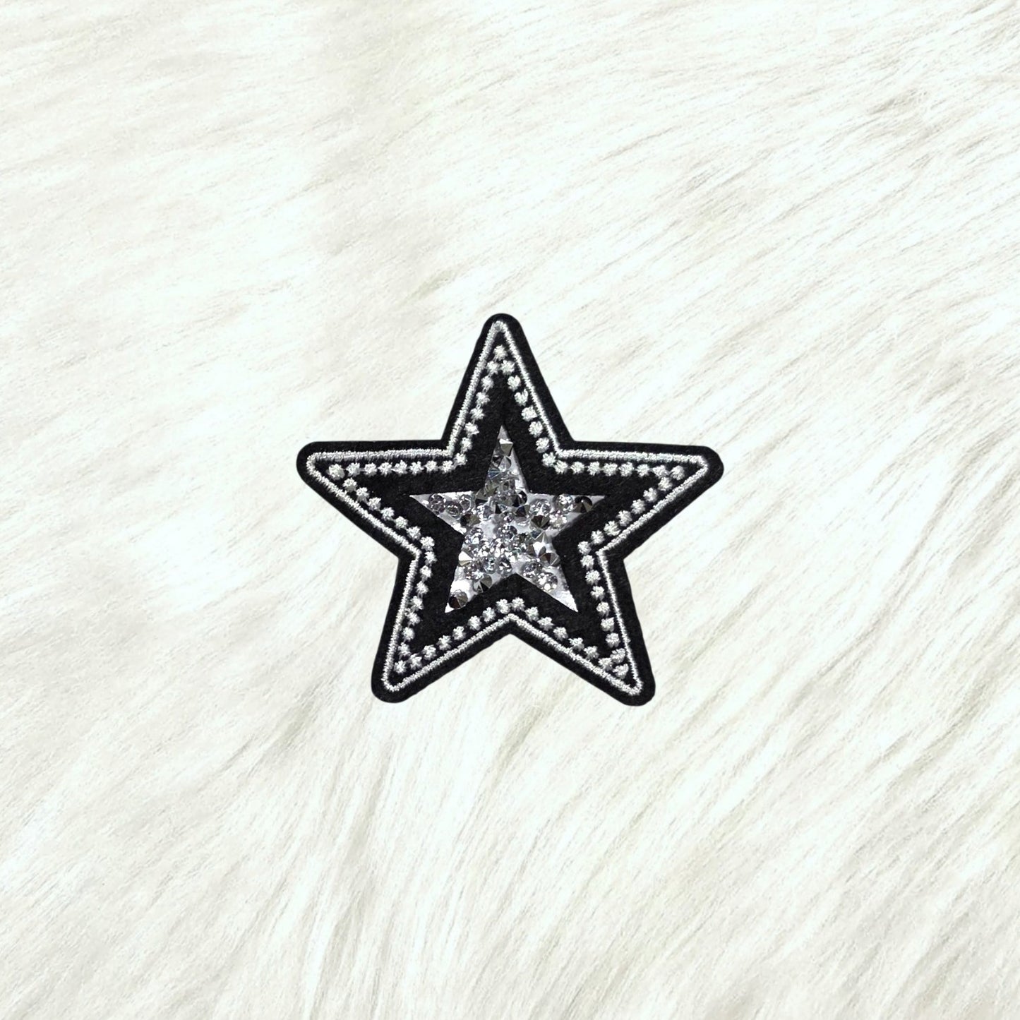 Bling Star Embroidery Iron On Patch