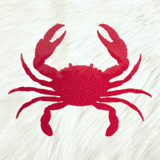 Crab Fluffy Fuzzy Transfer Patch