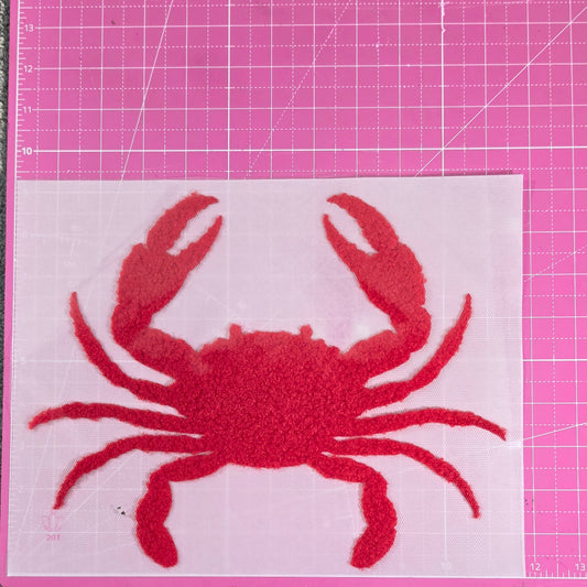 Crab Fluffy Fuzzy Transfer Patch
