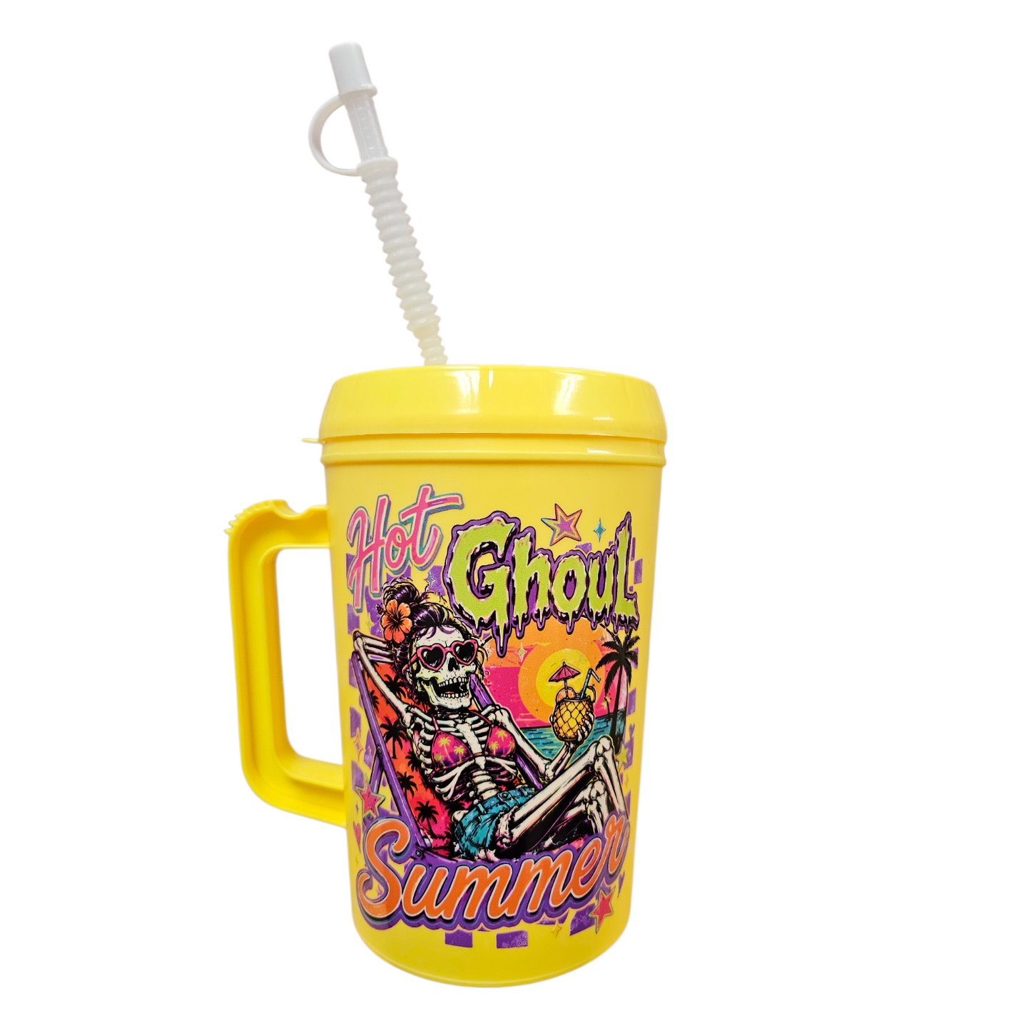 Hot Ghouls Summer Summerween HIP SIPS Mega Mug 34oz