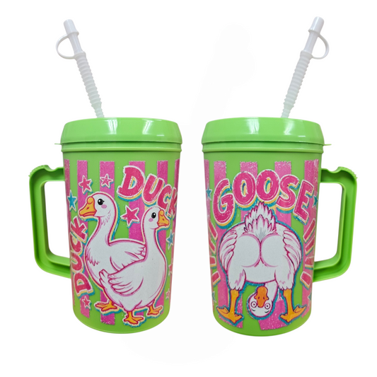 Duck Duck Goose Double Sided HIP SIPS Mega Mug 34oz
