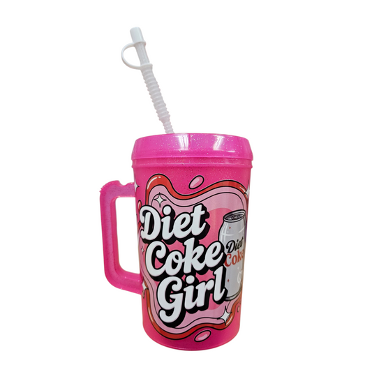 Diet Coke Girl HIP SIPS Mega Mug 34oz