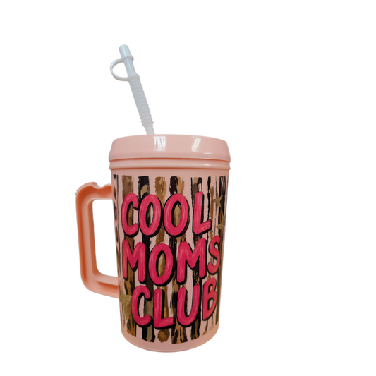 Cool Moms Club Cheetah HIP SIPS Mega Mug 34oz