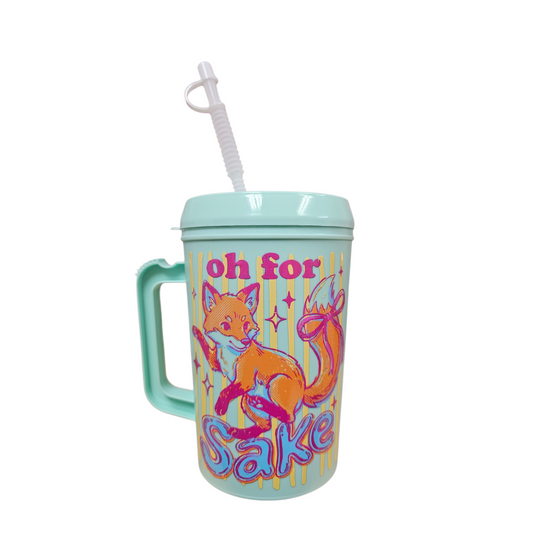 Oh For Fox Sake HIP SIPS Mega Mug 34oz