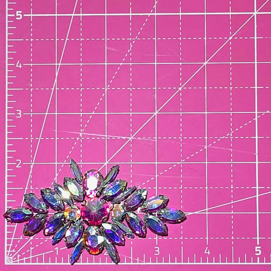 Adorn Crest AB Rhinestone Iron-On Patch