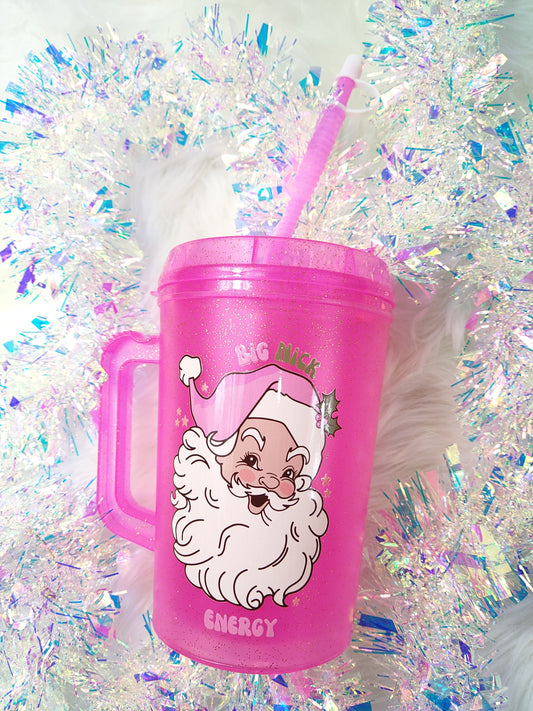 Big Nick Energy Santa Christmas Mega Trucker Mug 34oz