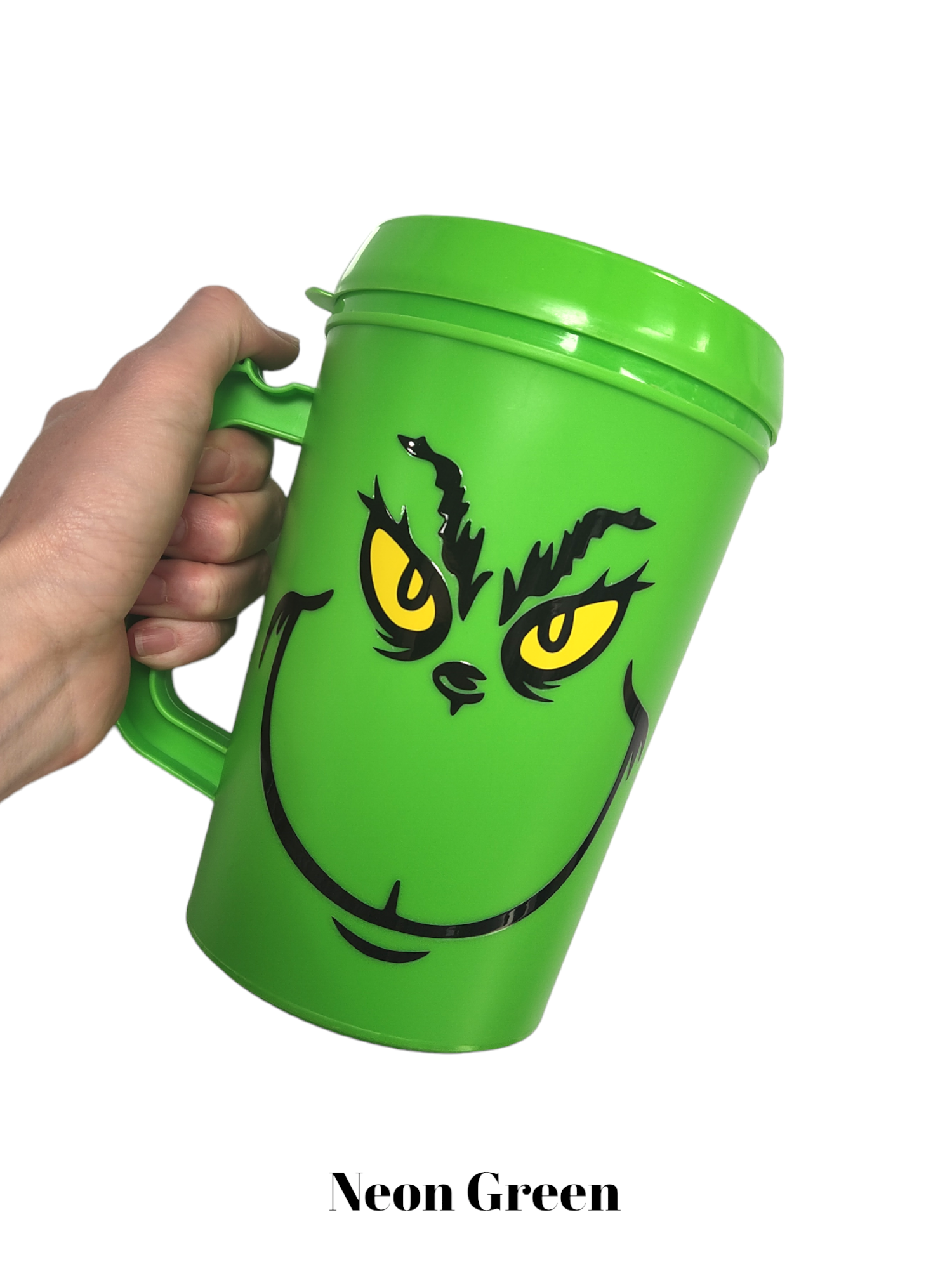 Grinch Smile Mega Trucker Mug 34oz – Scratch Decor