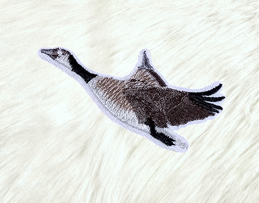 Landing Canada Goose Embroidery Iron On Patch