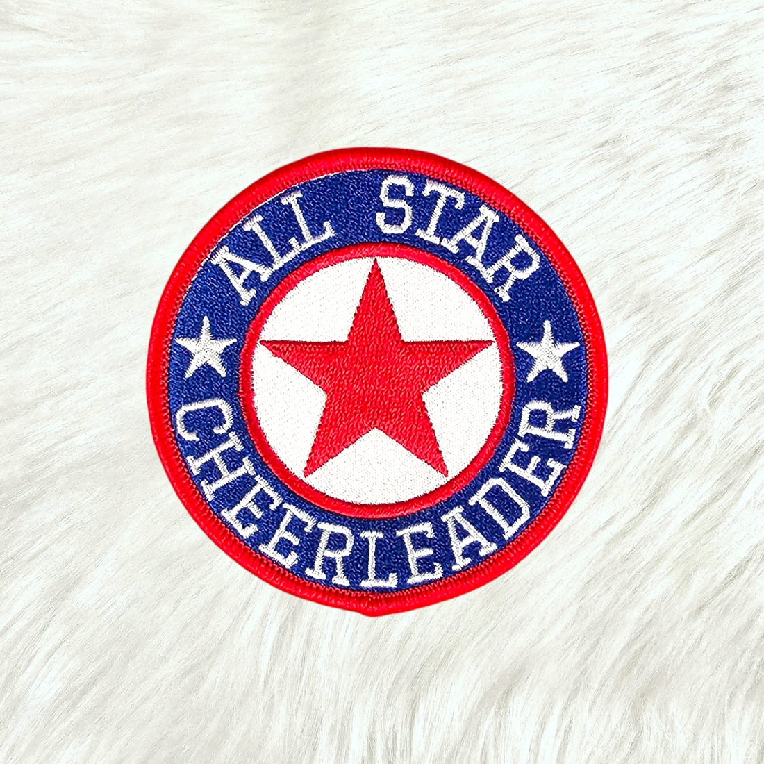 ALLSTAR Cheerleader Comp Star Embroidery Iron On Patch – Scratch Decor
