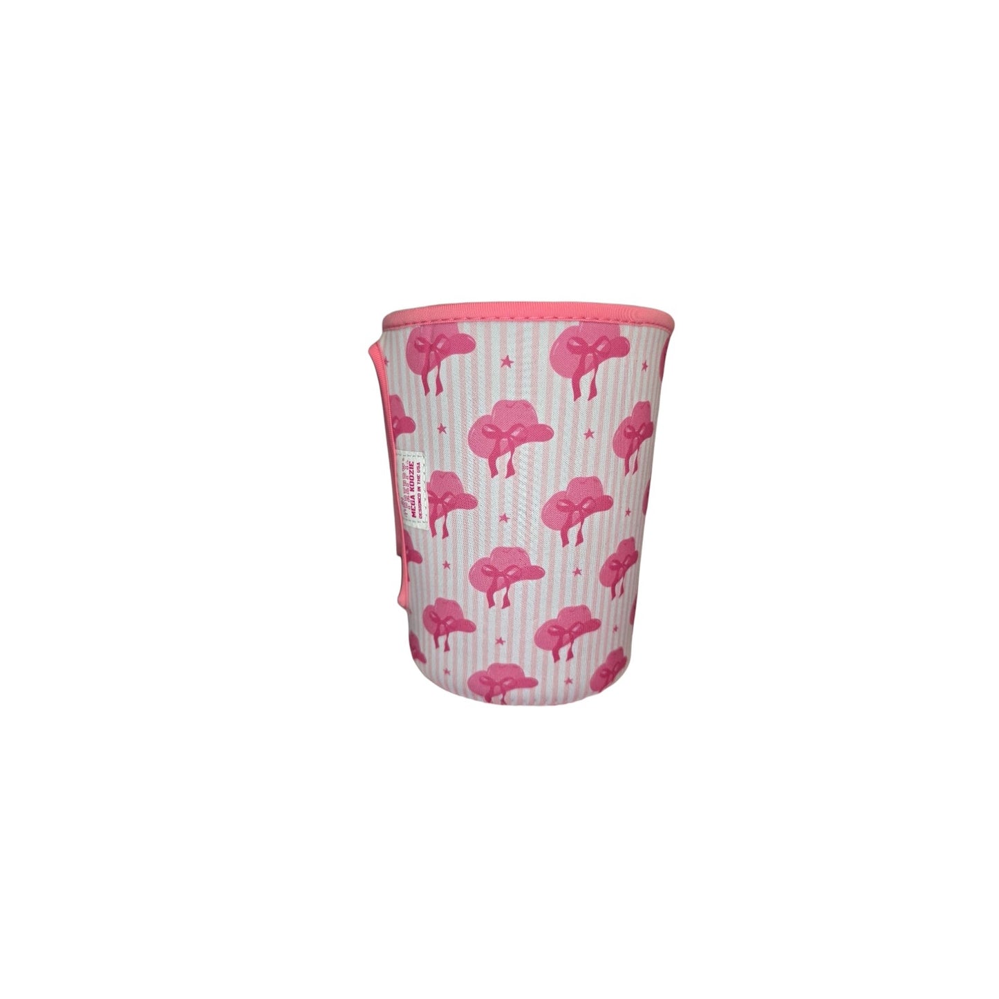 Cowboy Hat Coquette Bow Pink Mega Mug Drink Sleeve
