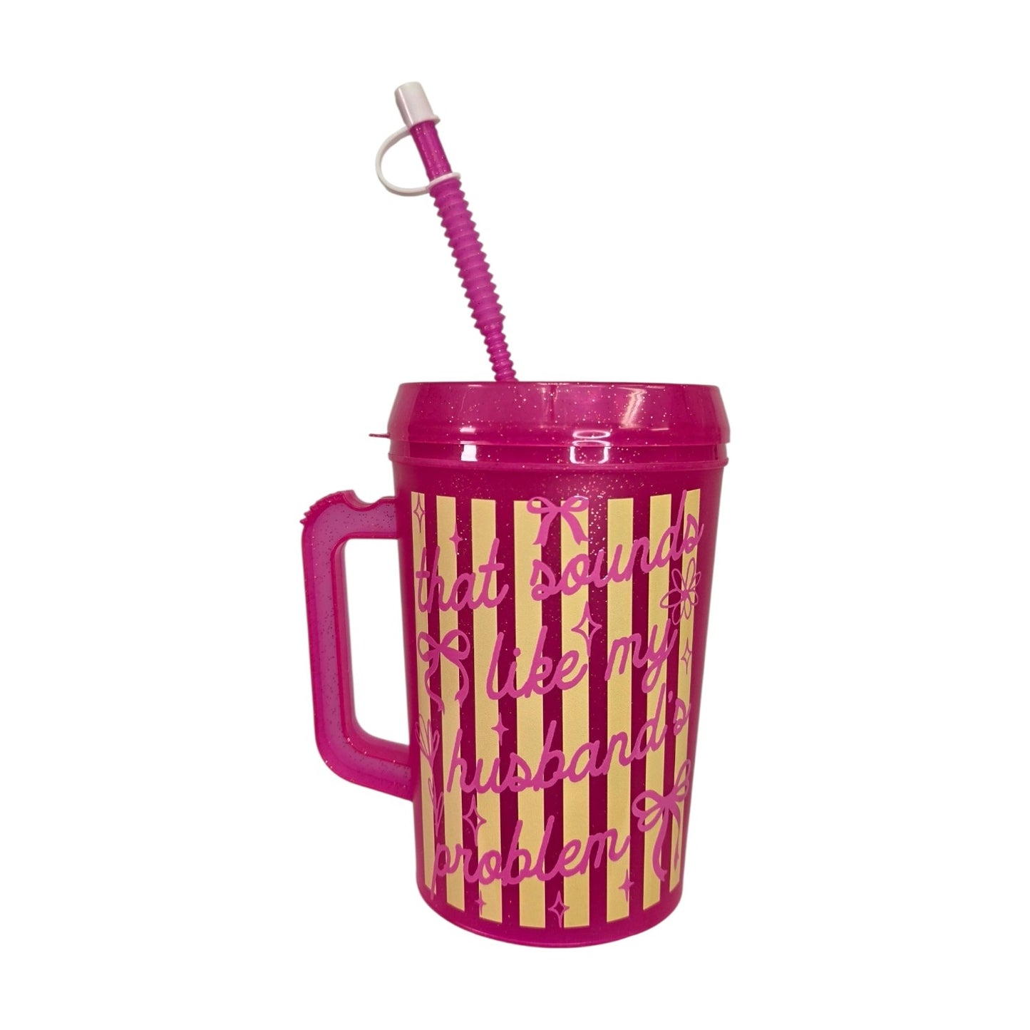 That Sounds Like My Husband's Problem Striped HIP SIPS Mega Mug 34oz
