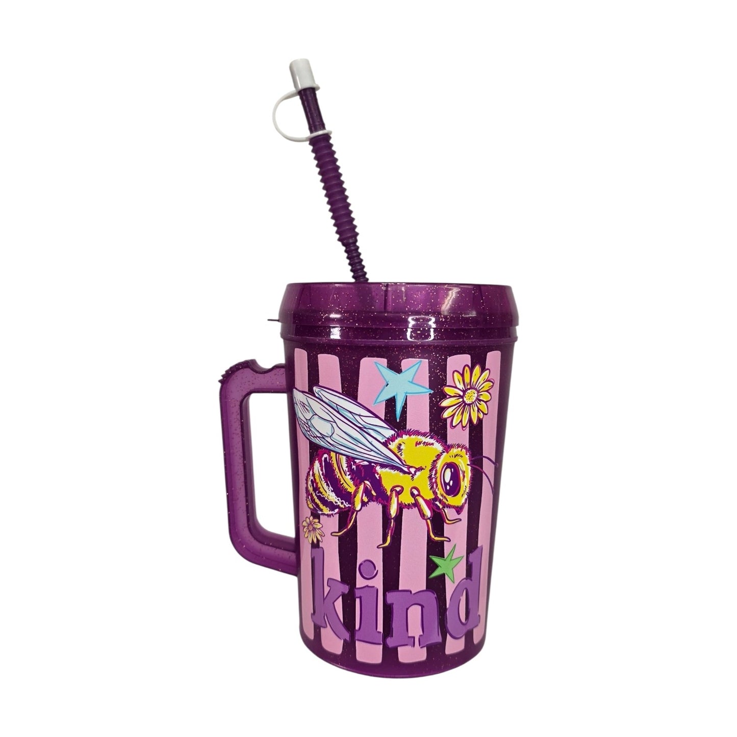 Bee Kind Bumble Bee Striped HIP SIPS Mega Mug 34oz