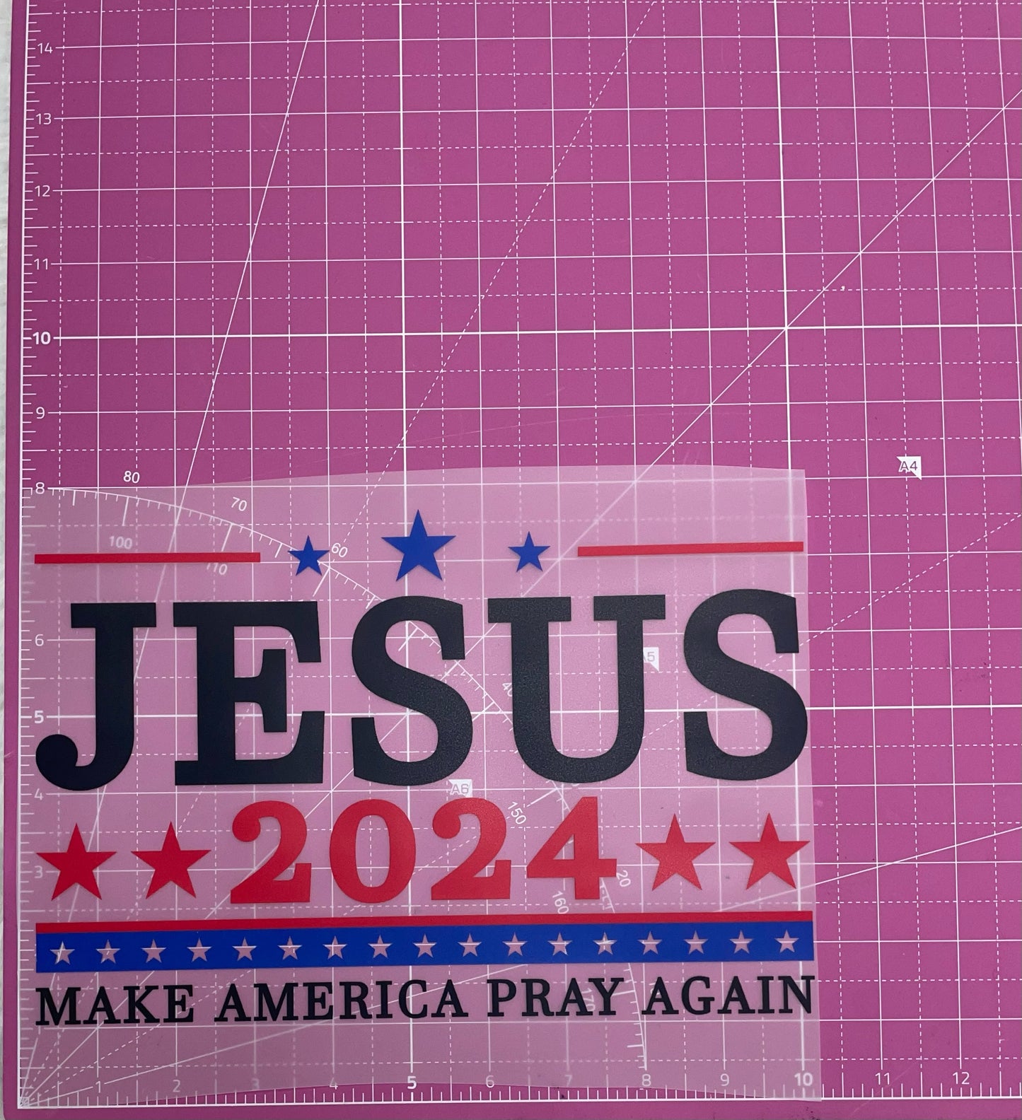 JESUS For President 2024 DTF Iron On Transfers