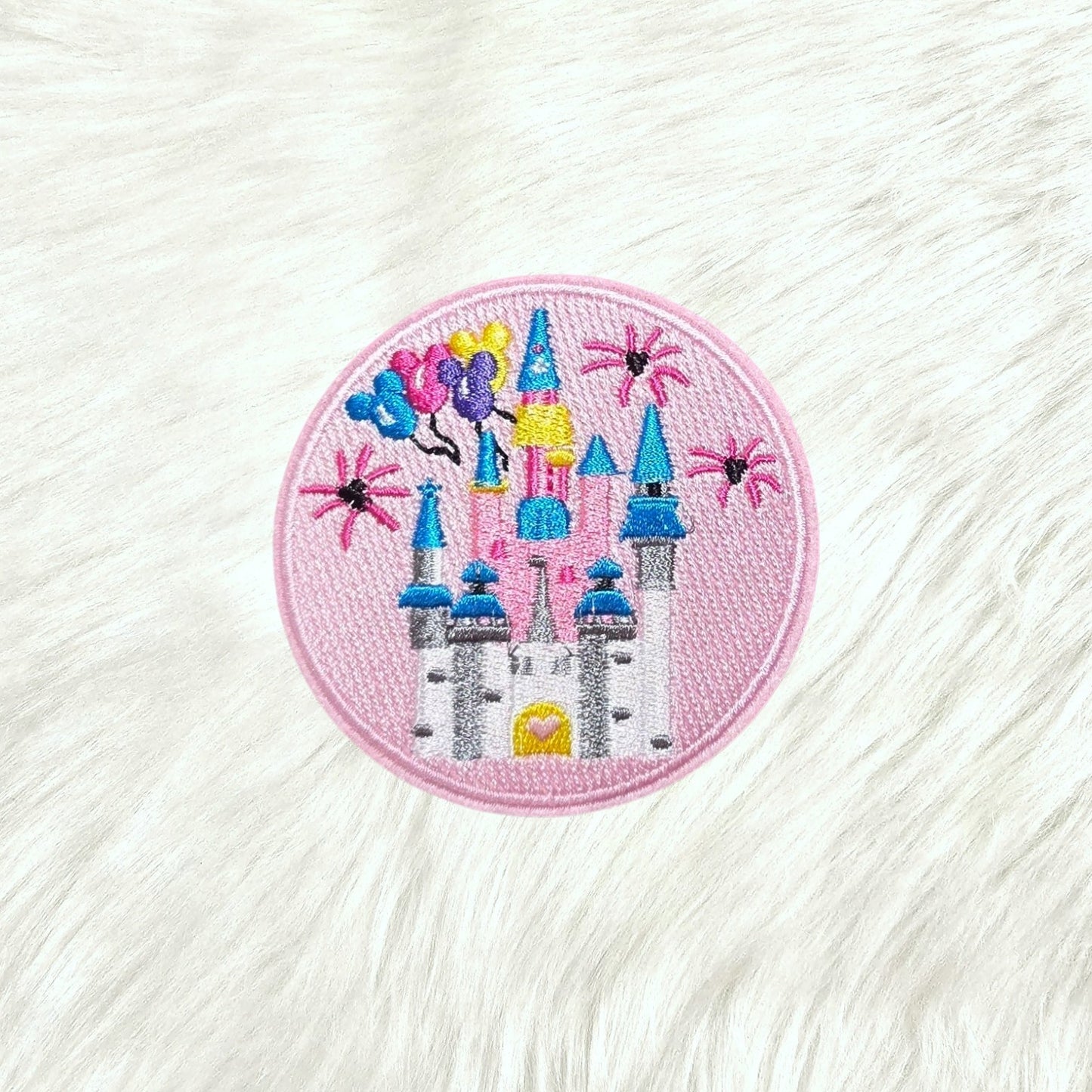 Castle Embroidery Iron On Patch