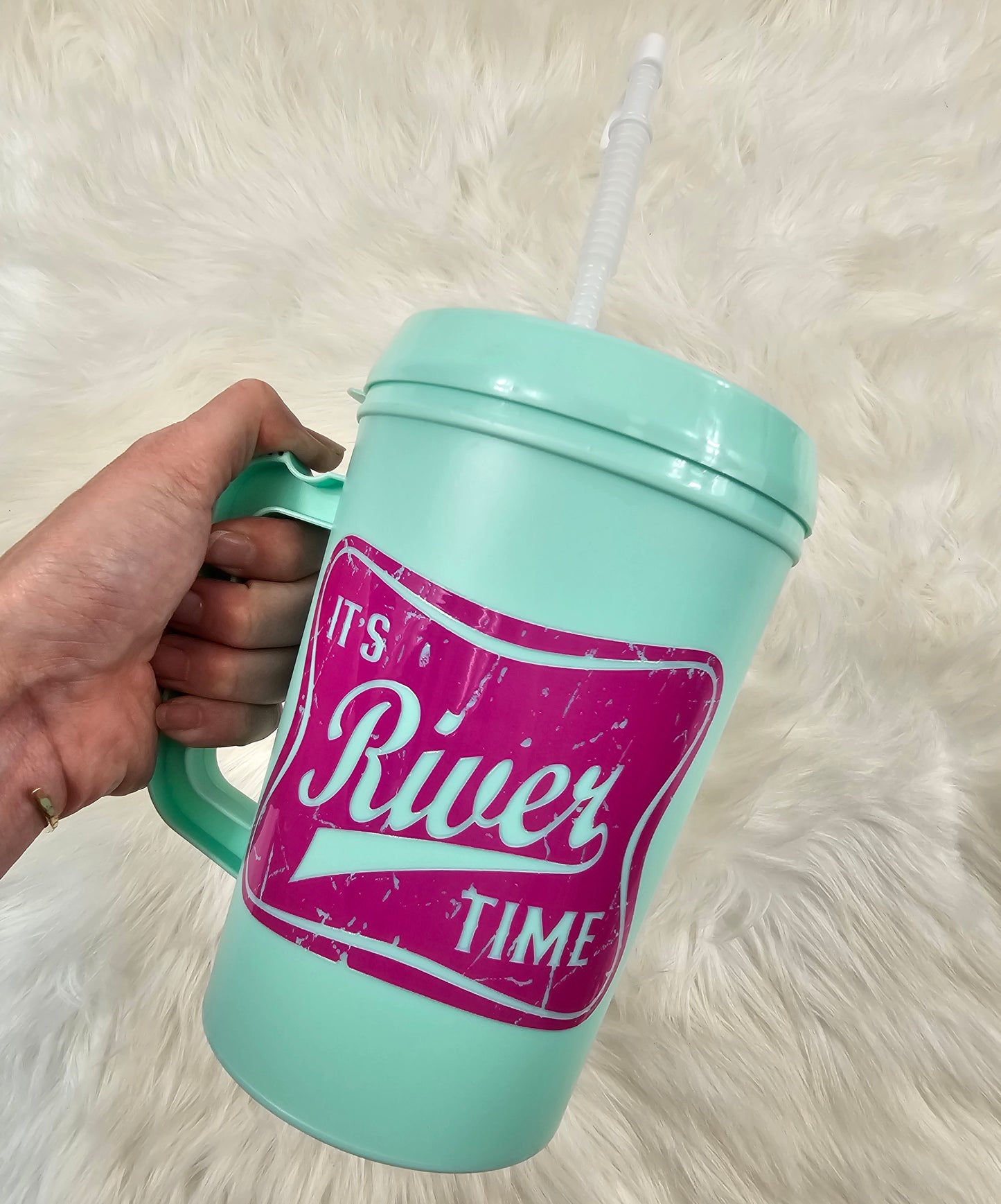 'It's River Time' HIP SIPS Mega Mug 34oz