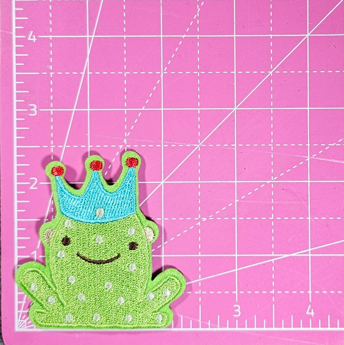 Frog Price Embroidery Iron On Patch