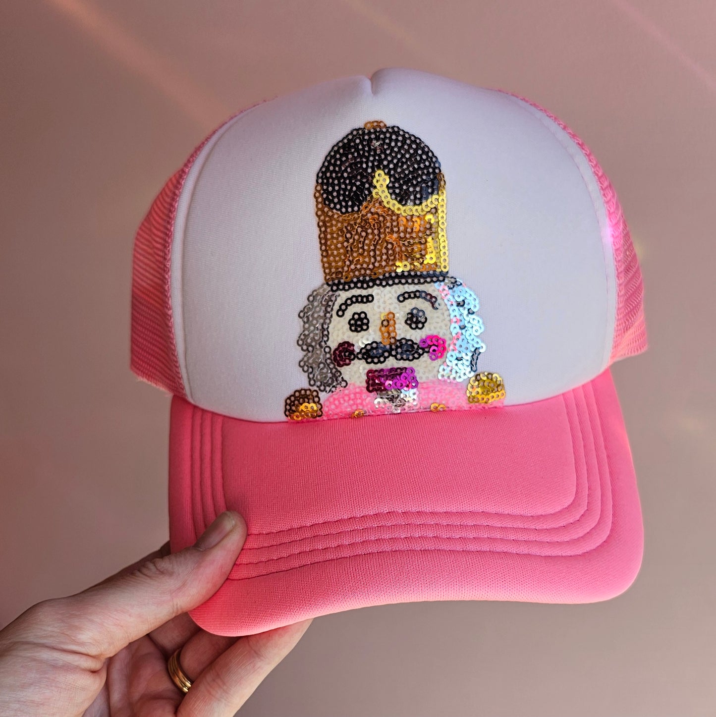 Sequin Nutcracker Iron On Patch