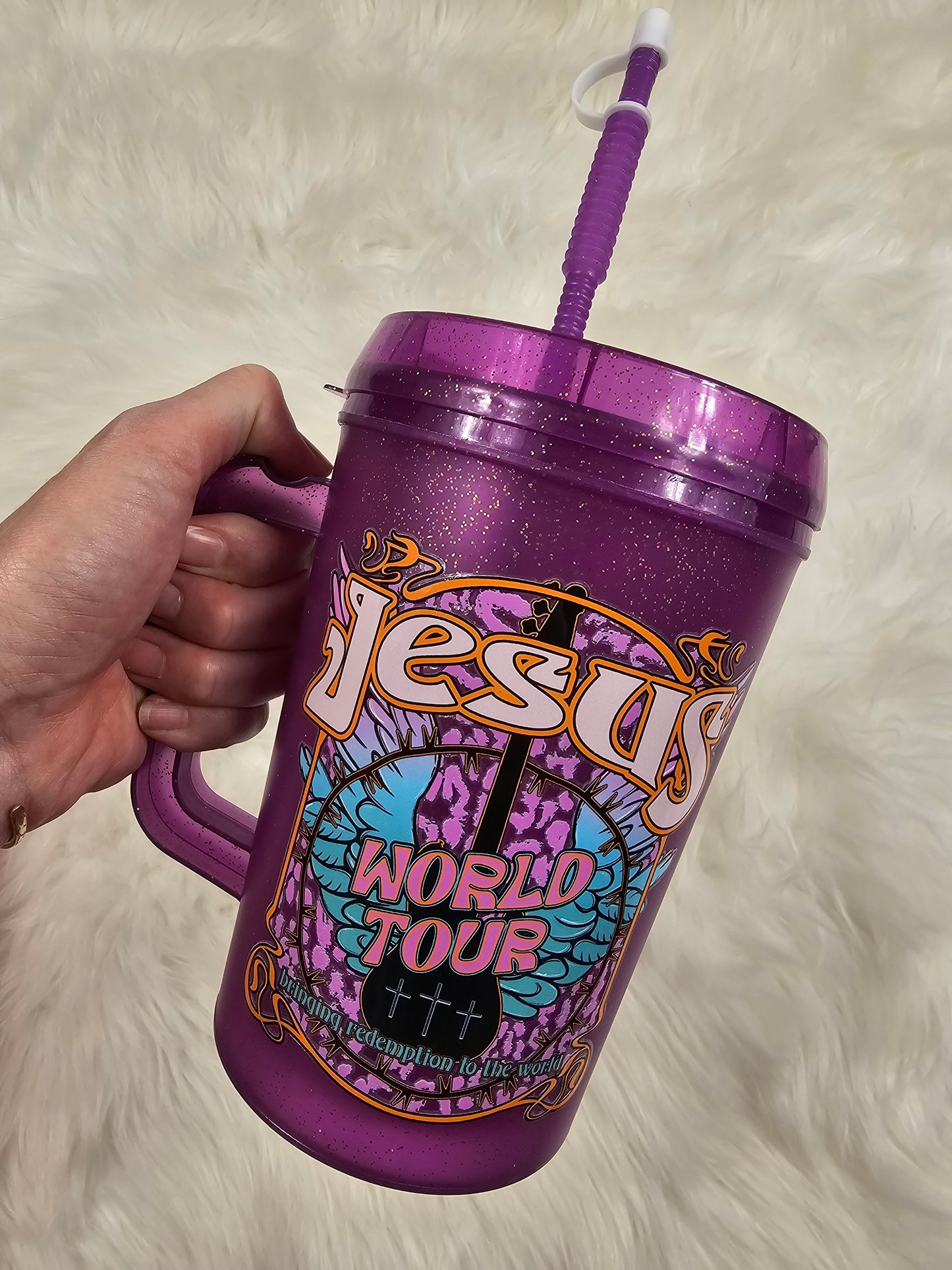 'Jesus World Tour' HIP SIPS Mega Mug 34oz