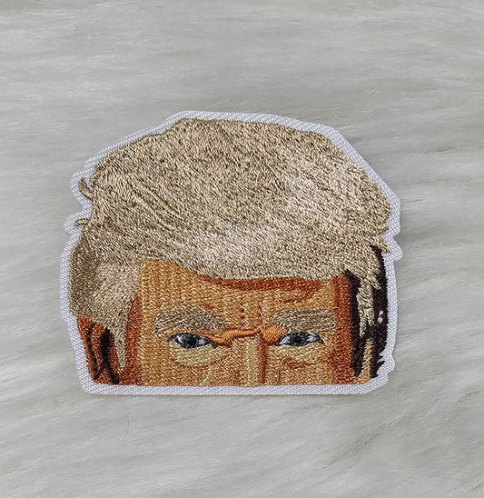 Trump Watching You Embroidery Iron On Patch