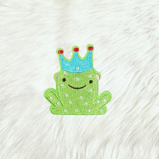 Frog Price Embroidery Iron On Patch