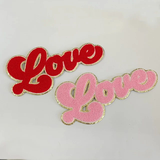 Love Patches Iron on Decorative Patch DIY Embroidery 