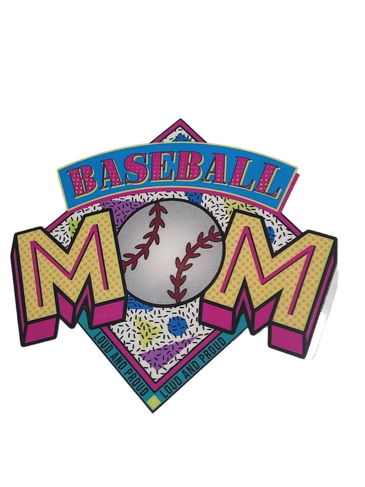 "Baseball Mom" UV Transfers