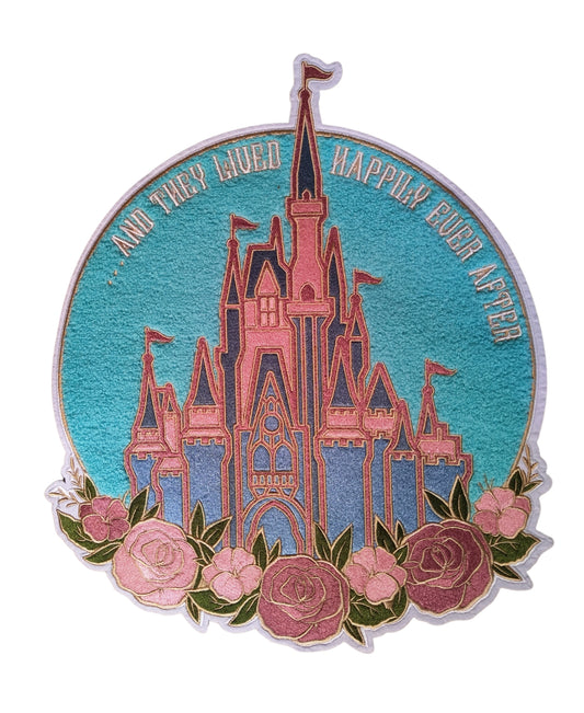 Large Castle Patch Iron On Patch