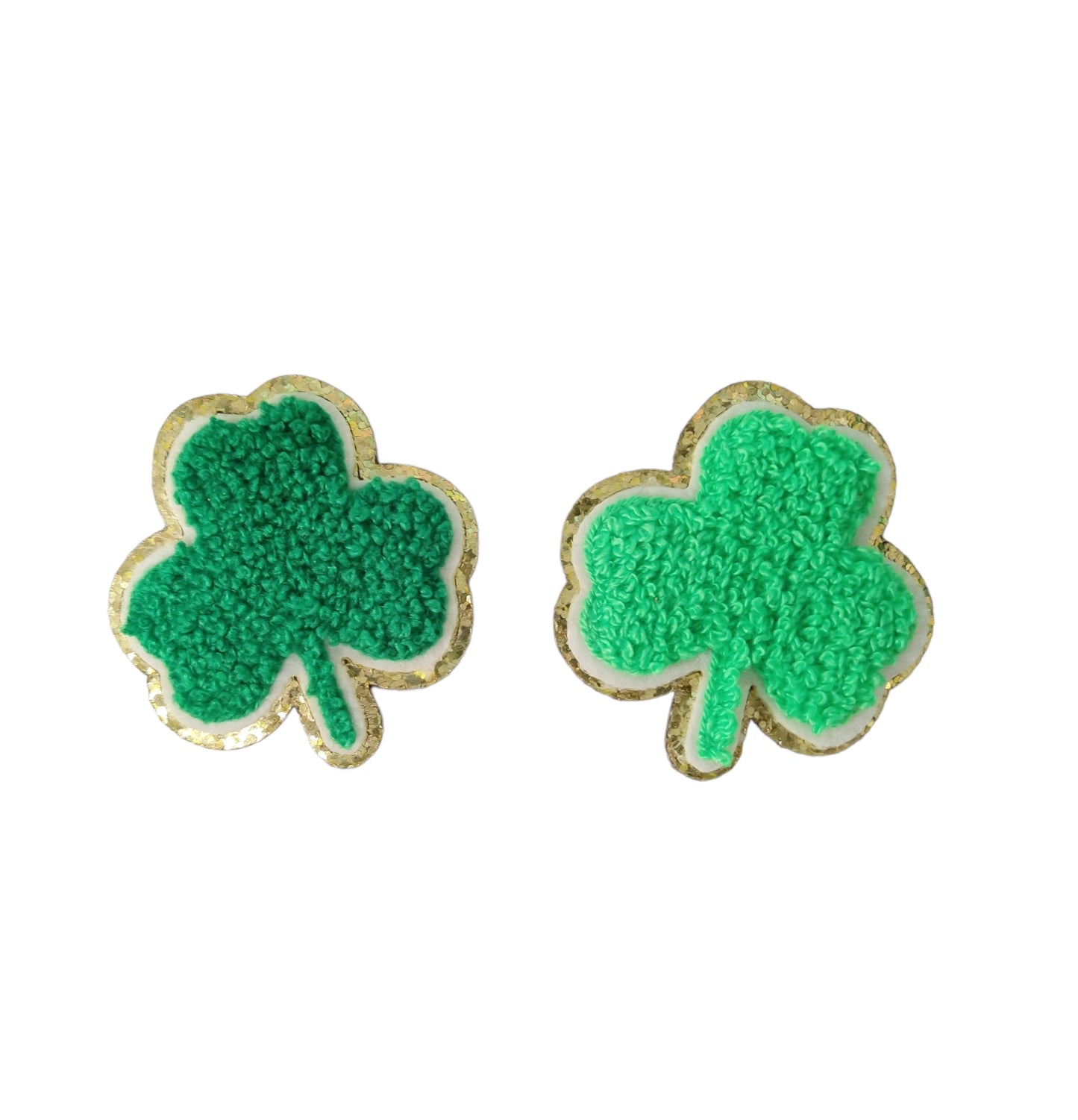 Shamrock Clover Chenille Iron-on Patch